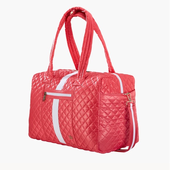 Oliver Thomas Kitchen Sink Duffle NWT Watermelon - Picture 3 of 6